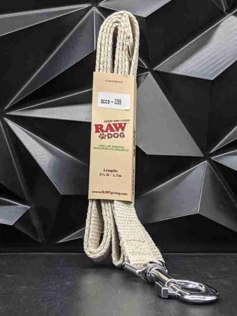 RAW HEMP DOG LEASH