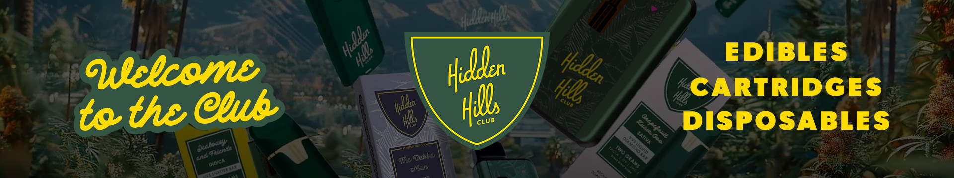 Banner hidden hills bienvenido al club